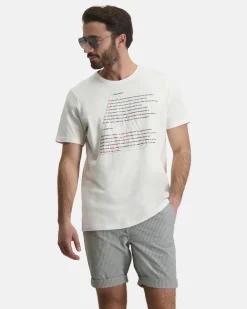 Polo'S En T-Shirts*Gaastra 100% Katoenen Warp T-Shirt