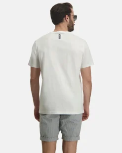 Polo'S En T-Shirts*Gaastra 100% Katoenen Warp T-Shirt