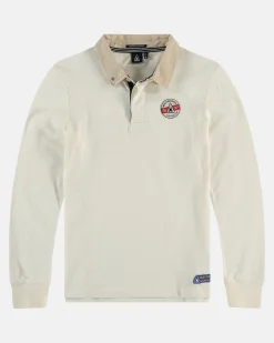 Polo'S En T-Shirts*Gaastra Cayman Rugbyshirt Met Lange Mouwen