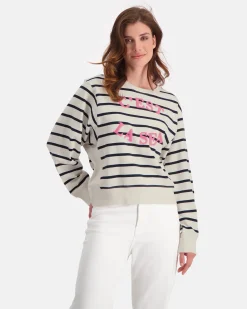Truien En Sweaters*Gaastra De Boxy Nautische Kassy Gestreepte Trui