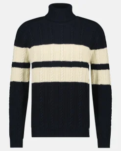 Truien En Sweaters*Gaastra De Kabel Gebreide Move Over Roll Sweater