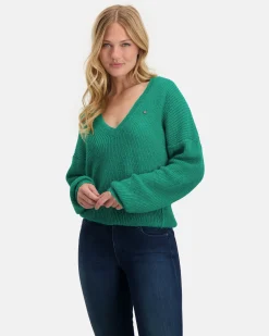 Truien En Sweaters*Gaastra Gemeleerde Mohair Blend Trui Passion