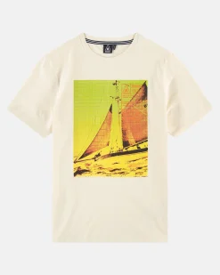Polo'S En T-Shirts*Gaastra Het100% Cotton Wyatt T-Shirt