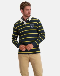Polo'S En T-Shirts*Gaastra Het Klassieke Gebreide Rugbyshirt Van 100% Katoen