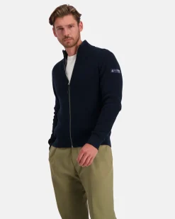 Truien En Sweaters*Gaastra Het Warme Ballast Fz Vest Van 100% Katoen