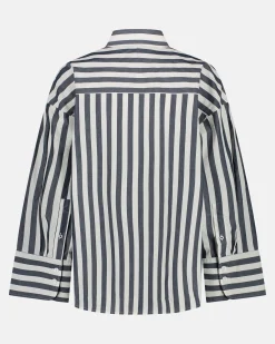 Blouses*Gaastra Klassiek Gestreepte Olivia Blouse Van 100% Katoen