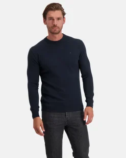 Truien En Sweaters*Gaastra Lichtgewicht Gebreide Schoener Crew Pullover