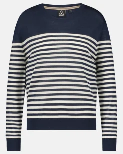 Truien En Sweaters*Gaastra Luxueuze 100% Merino Smerlada Gestreepte Blouse