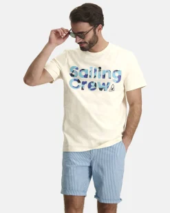 Shorts En Broeken*Gaastra Nantes Seersucker Bachelor Button