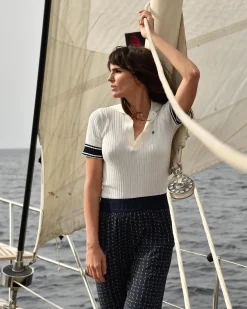 Polo'S En T-Shirts*Gaastra Stijlvolle Gebreide Polo Kady